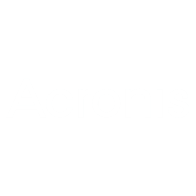 Acronis white logo